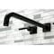 Kingston Brass KS6040CKL Wall Mount Tub Faucet, Matte Black KS6040CKL - alternate 3